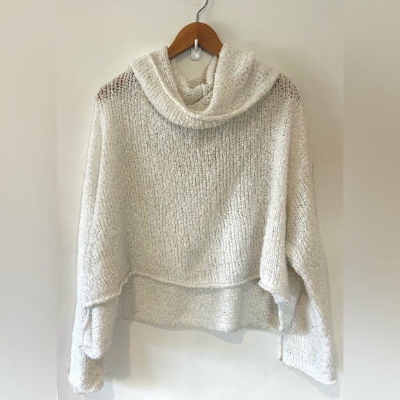 FREE PEOPLE BFF Cowl Neck Oversized Sweater | Small oversized - Picture 2 of 8